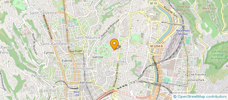 localisation de l'entreprise ENJ PATRIMOINE à NICE