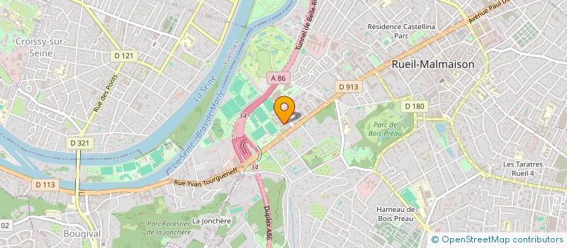 localisation de l'entreprise ENJ TAXI à RUEIL-MALMAISON
