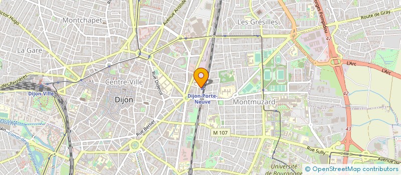 localisation de l'entreprise ENJA à DIJON