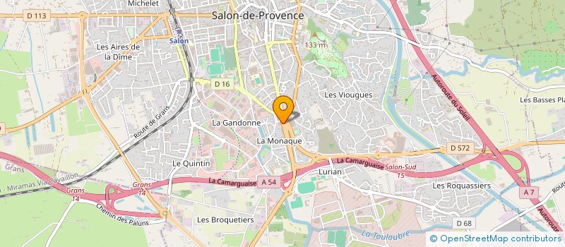 localisation de l'entreprise ENJALBERT  SALON-DE-PROVENCE