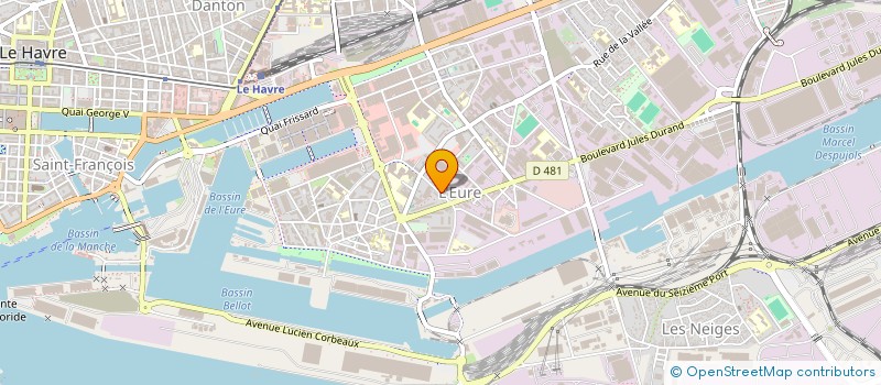 localisation de l'entreprise ENJALBERT BUREY CO. CASADEI FR. à LE HAVRE