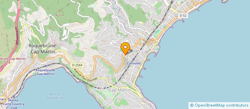 localisation de l'entreprise ENJALBERT-GELY-MOTOS à ROQUEBRUNE-CAP-MARTIN