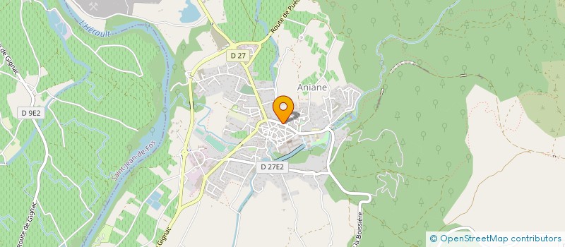 localisation de l'entreprise ENJALRIC LEG  ANIANE