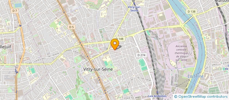 localisation de l'entreprise ENJELVIN IMMOBILIER  VITRY-SUR-SEINE