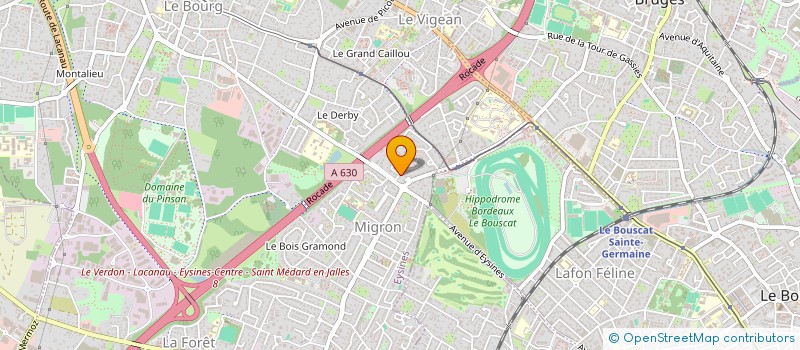 localisation de l'entreprise ENJELVINOUX  EYSINES