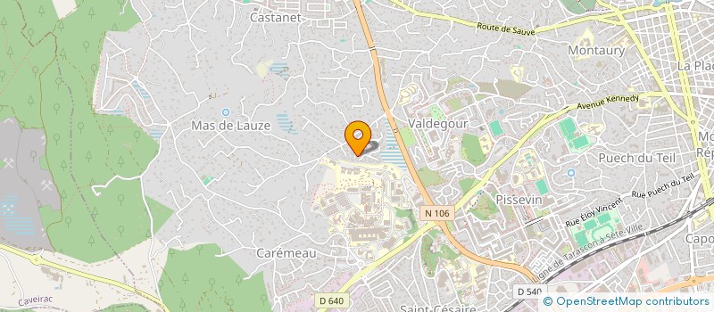 localisation de l'entreprise ENJEU COMMUNICATION  NIMES