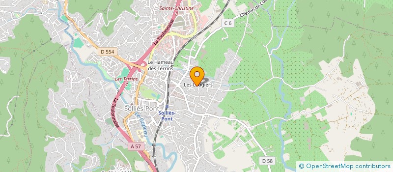 localisation de l'entreprise ENJEU DEVELOPPEMENT  SOLLIES-PONT