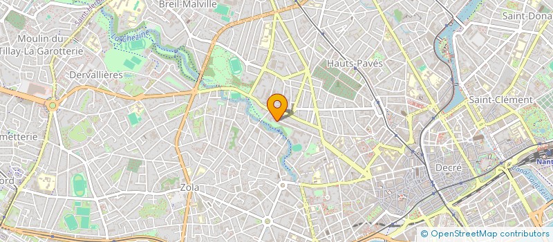 localisation de l'entreprise ENJEUX à NANTES