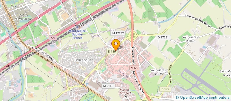 localisation de l'entreprise ENJOLRAS RACE  MAUGUIO