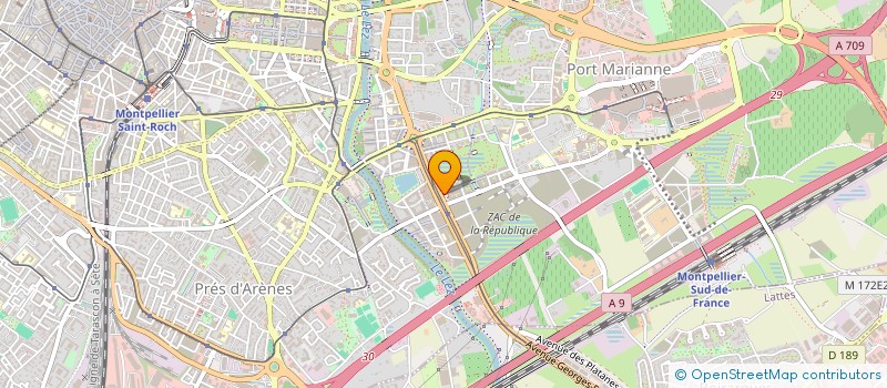 localisation de l'entreprise ENJOOY à MONTPELLIER