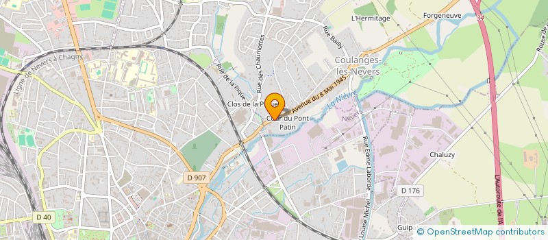 localisation de l'entreprise ENJOY à COULANGES-LES-NEVERS