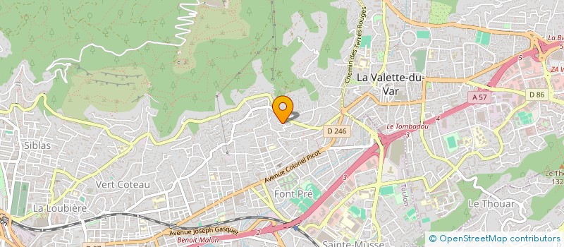 localisation de l'entreprise ENJOY  TOULON