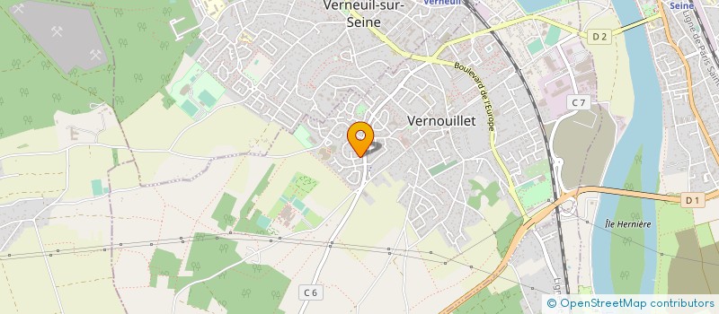 localisation de l'entreprise ENJOY BEAUTE à VERNOUILLET