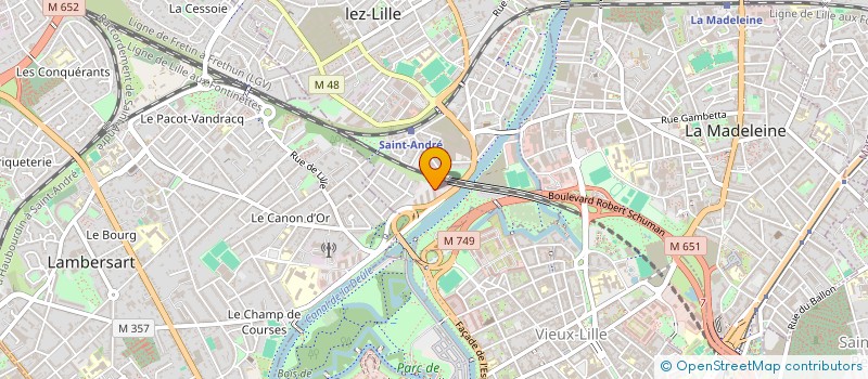 localisation de l'entreprise ENJOY CLOTHING  SAINT-ANDRE-LEZ-LILLE