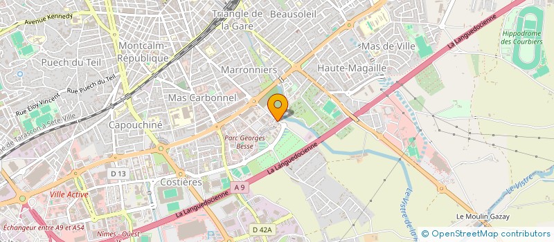 localisation de l'entreprise ENJOY'COM à NIMES
