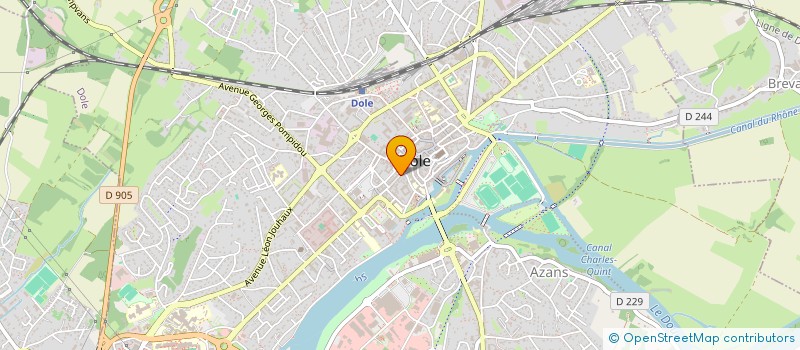 localisation de l'entreprise ENJOY DOLE  DOLE