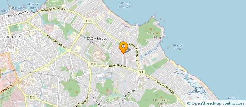 localisation de l'entreprise ENJOY EVENT  CAYENNE