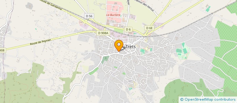 localisation de l'entreprise ENJOY FIT'NESS à TRETS