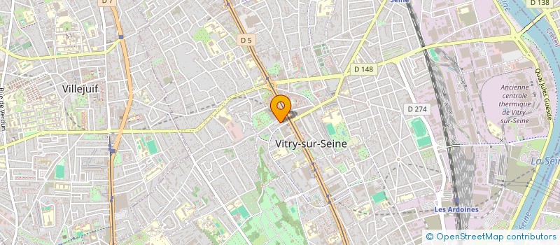localisation de l'entreprise ENJOY GROUPE  VITRY-SUR-SEINE