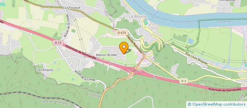 localisation de l'entreprise ENJOY HOLDING  SAINT-OUEN-DE-THOUBERVILLE