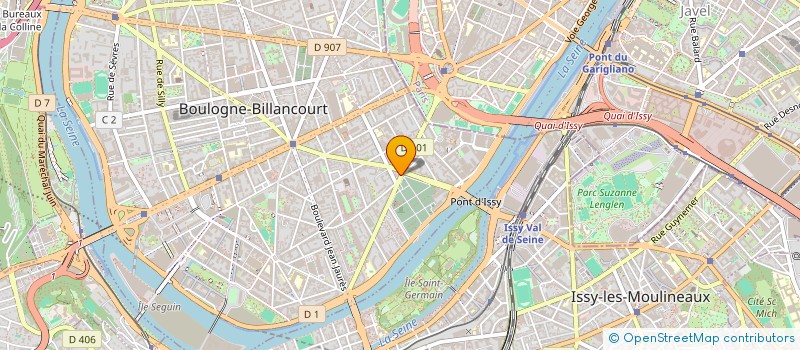 localisation de l'entreprise ENJOY MOTORCYCLES à BOULOGNE-BILLANCOURT
