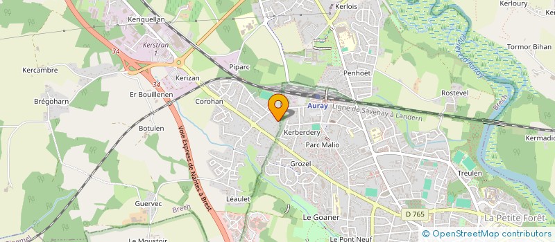 localisation de l'entreprise ENJOY SURGERY  BRECH