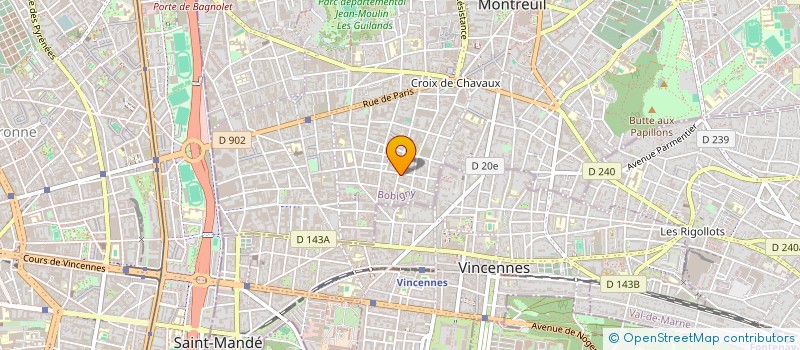 localisation de l'entreprise ENJOY THAI à MONTREUIL