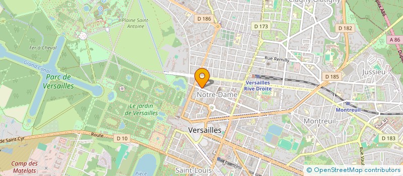 localisation de l'entreprise ENJOY VERSAILLES à VERSAILLES