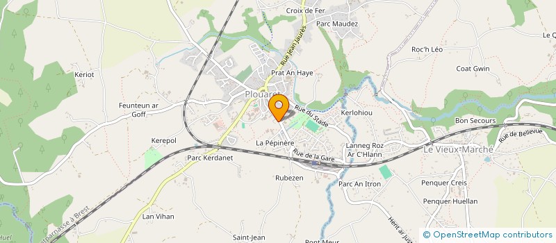 localisation de l'entreprise ENJOY X/Y  PLOUARET