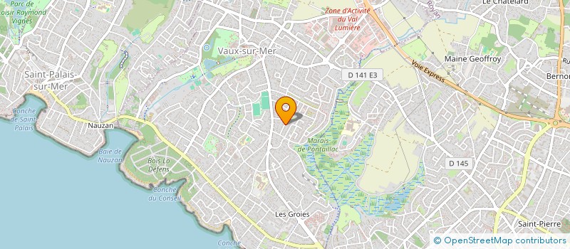 localisation de l'entreprise ENJOY YOURSELF 17  VAUX-SUR-MER