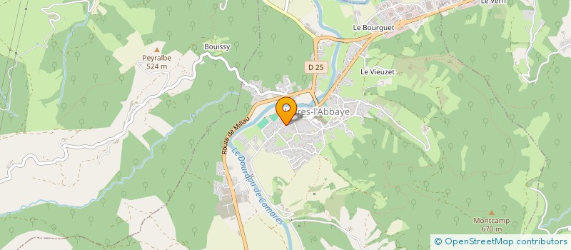 localisation de l'entreprise ENJOYFITNESS  VABRES-L'ABBAYE