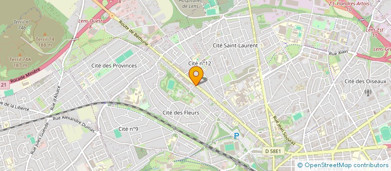 localisation de l'entreprise ENJY 2 à LENS