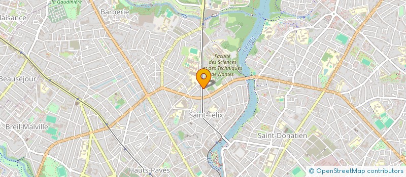 localisation de l'entreprise ENK EXPRESS à NANTES
