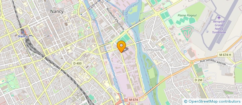 localisation de l'entreprise ENKA M.O.  NANCY