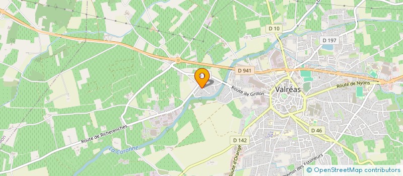 localisation de l'entreprise ENKAIROS à VALREAS
