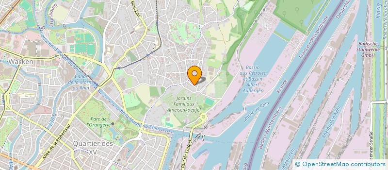 localisation de l'entreprise ENKANAMER SCI  STRASBOURG