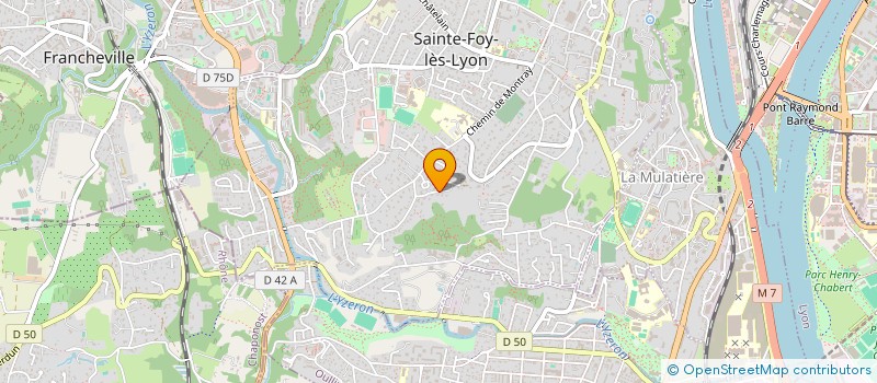 localisation de l'entreprise ENKI INNOVATION à SAINTE-FOY-LES-LYON