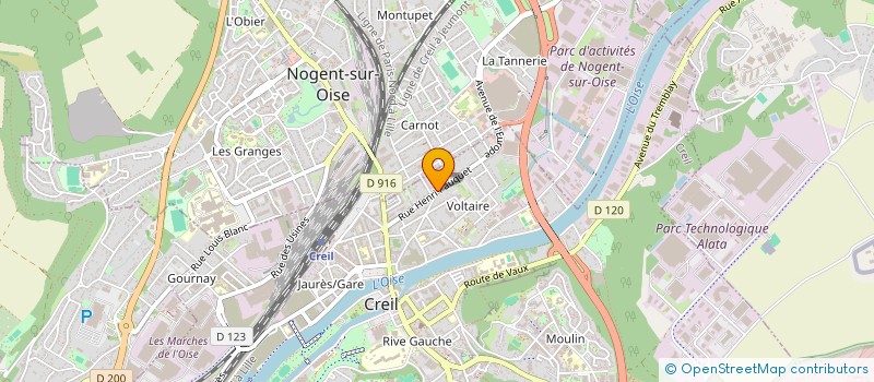 localisation de l'entreprise ENKI MULTIMEDIA à CREIL