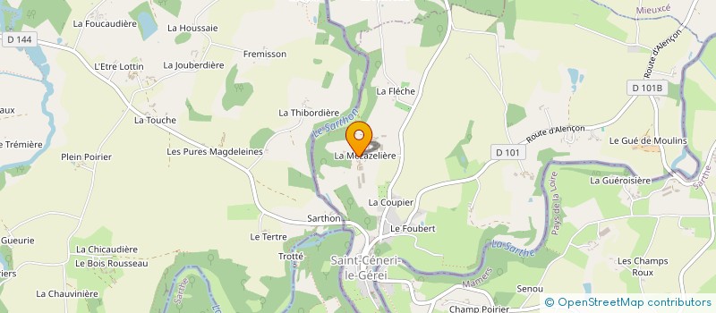 localisation de l'entreprise ENKLAVE à ECOUVES