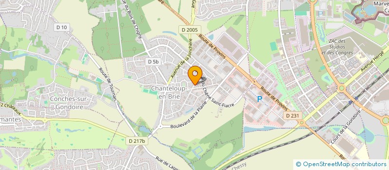 localisation de l'entreprise ENKORUNE  CHANTELOUP-EN-BRIE