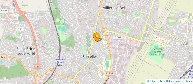 localisation de l'entreprise ENKSYS à SARCELLES
