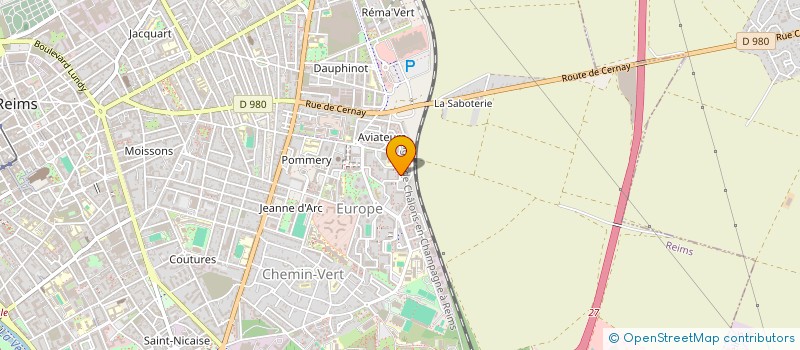 localisation de l'entreprise ENL FRANCE  REIMS