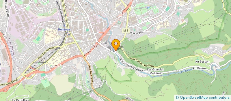 localisation de l'entreprise ENLAMA  SAINT-ETIENNE