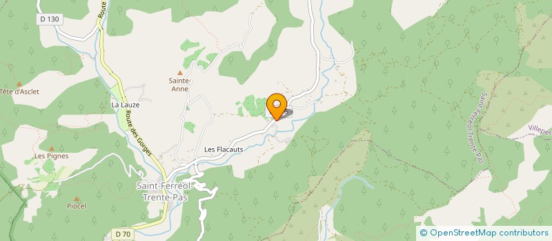 localisation de l'entreprise ENLEIA  SAINT-FERREOL-TRENTE-PAS