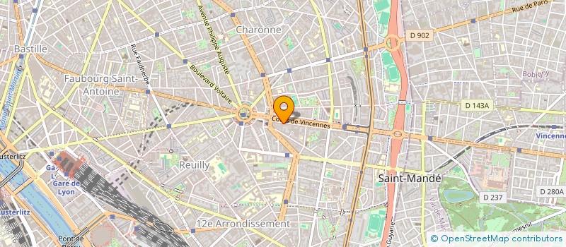 localisation de l'entreprise ENLEVEMENT BUREAU TRANSPORT ET MONTAGE à PARIS