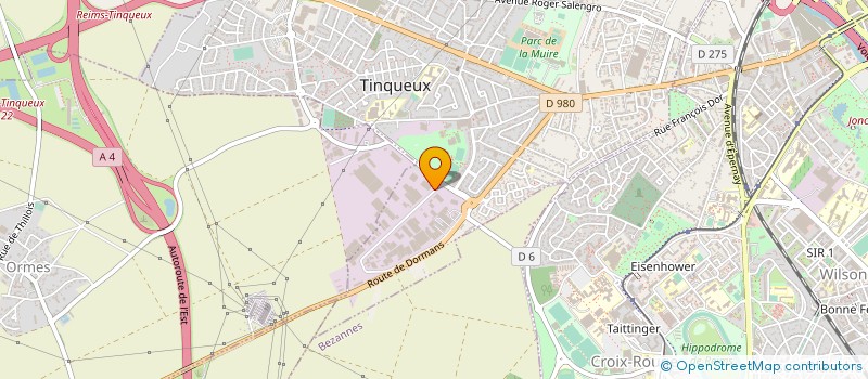 localisation de l'entreprise ENLEVEMENT DECHET INDUSTRIEL ET BATIMENT à TINQUEUX