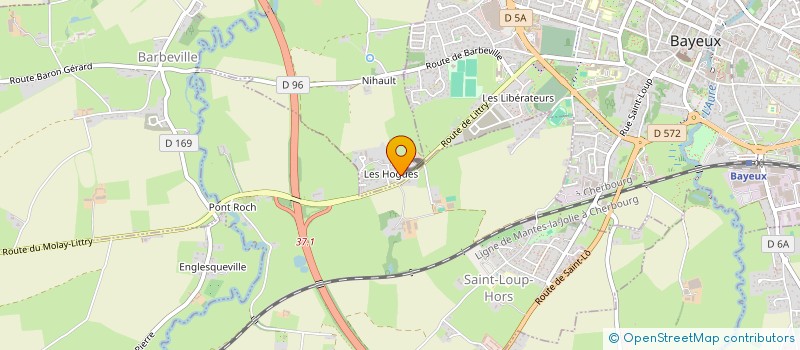 localisation de l'entreprise ENLI  VAUCELLES