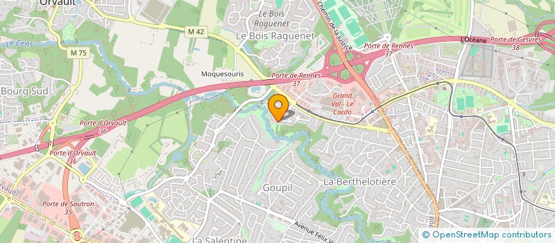 localisation de l'entreprise ENLIANS à NANTES