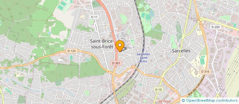 localisation de l'entreprise ENLIL à SAINT-BRICE-SOUS-FORET