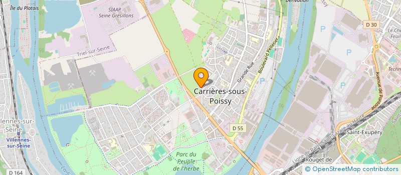 localisation de l'entreprise ENLIL-IMMO  CARRIERES-SOUS-POISSY